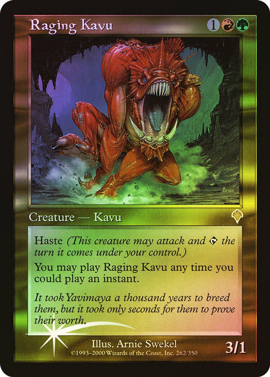 Raging Kavu (Invasion - Foil) Trading Card