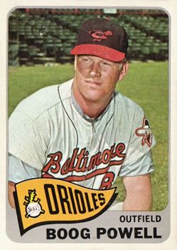 Sold at Auction: 1963 Topps Boog Powell #398