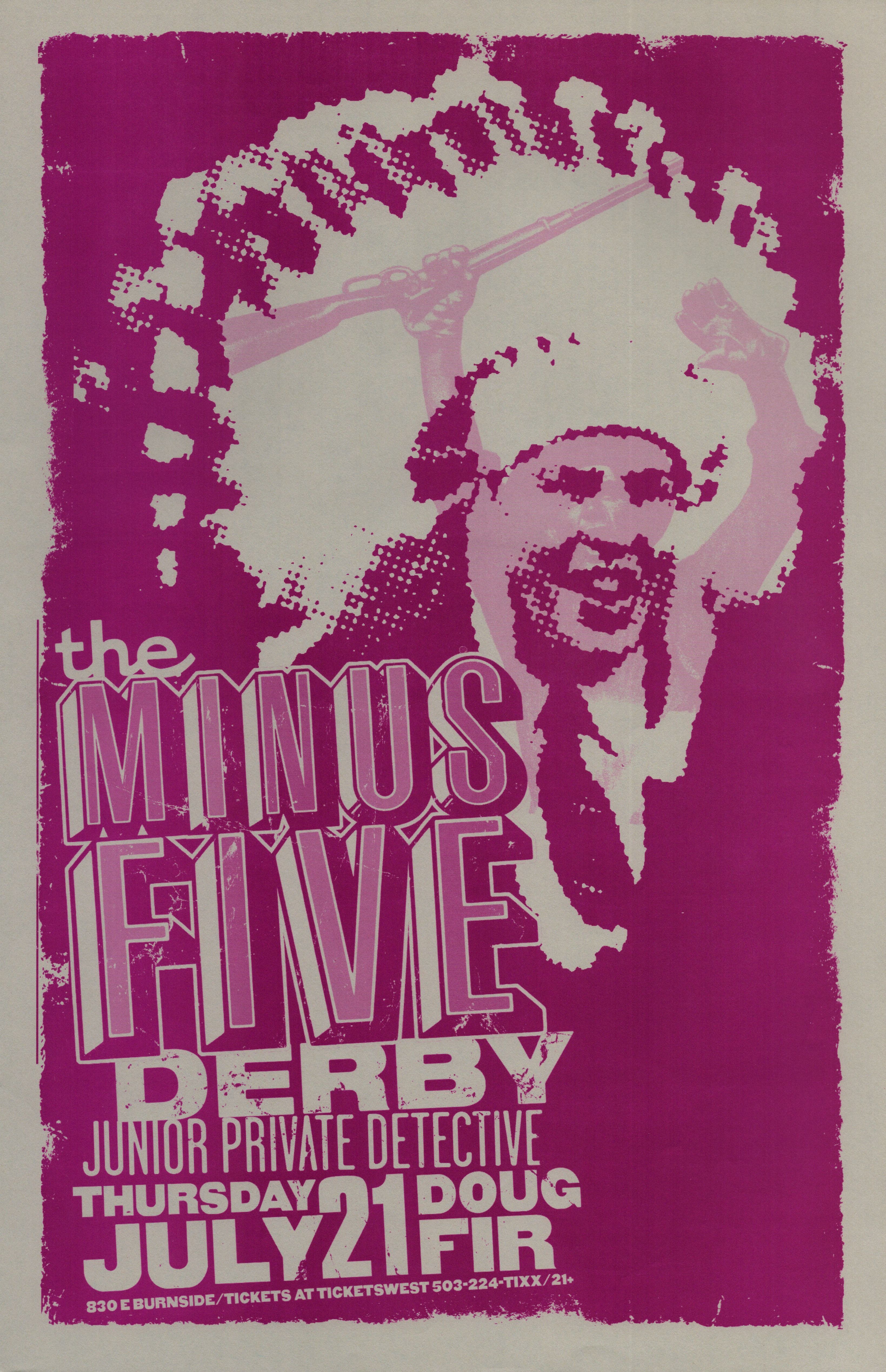 MXP-139.28 Minus Five Doug Fir 2005 Concert Poster