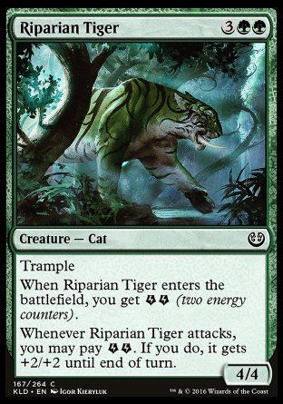 Riparian Tiger (Kaladesh) Trading Card