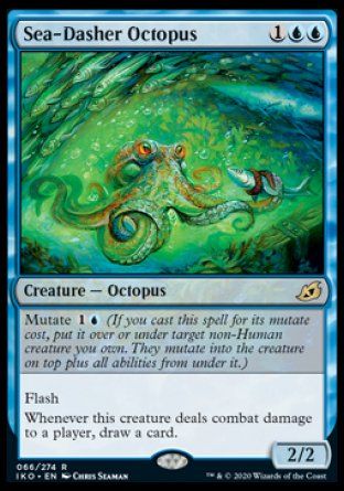 Sea-Dasher Octopus (Ikoria Lair of Behemoths) Trading Card