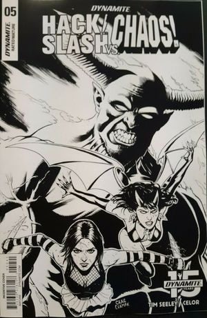 Hack/Slash vs Chaos! #5 (10 Copy Cermak B&w Cover)