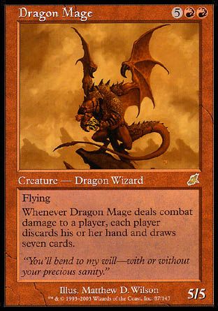 Dragon Mage (Scourge) Trading Card