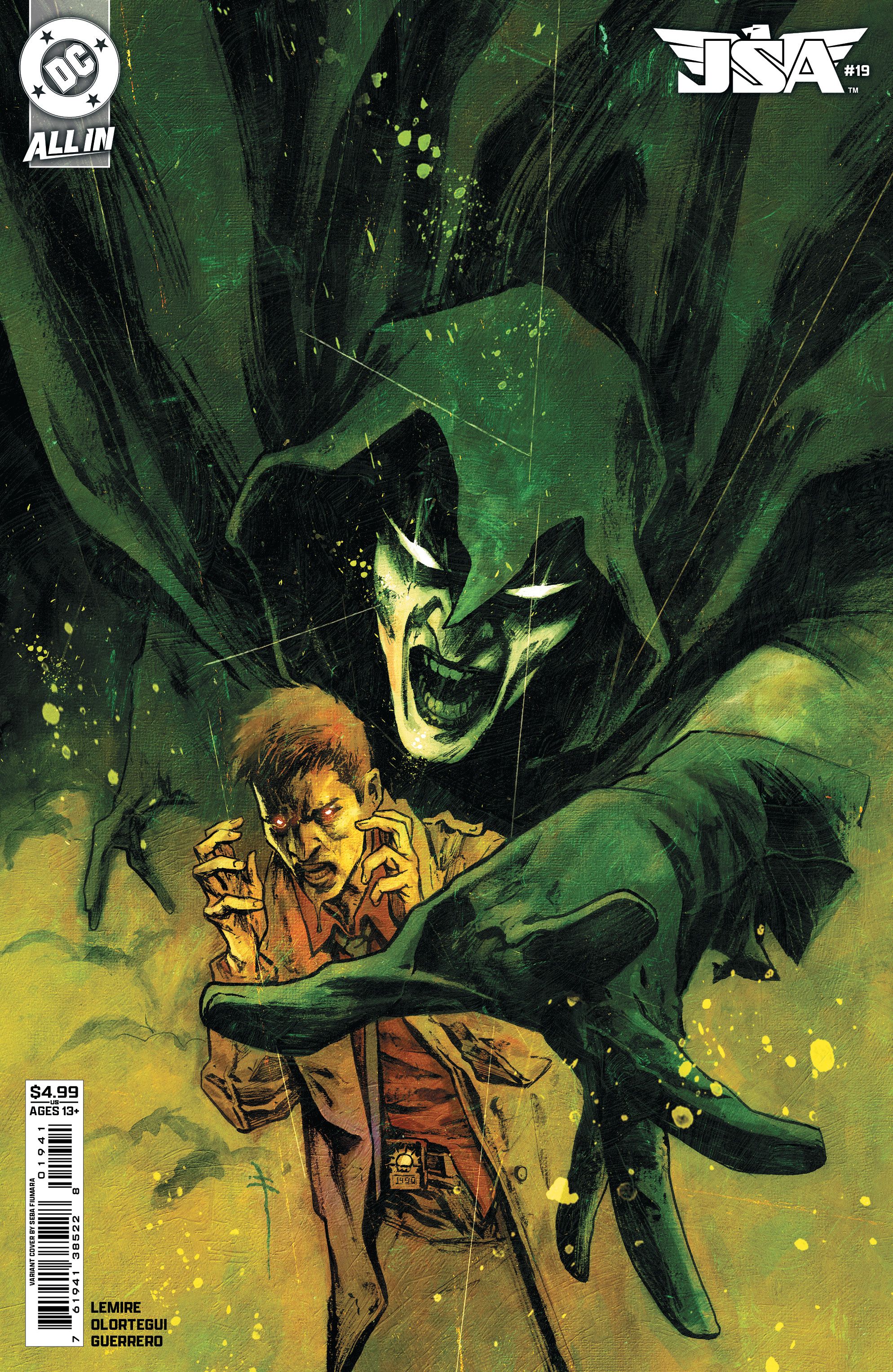 JSA #19 (Cvr C Seba Fiumara Card Stock Variant) Comic