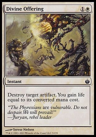 Divine Offering (Mirrodin Besieged) Trading Card