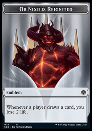 Emblem Ob Nixilis Reignited (Starter Commander Decks) Trading Card