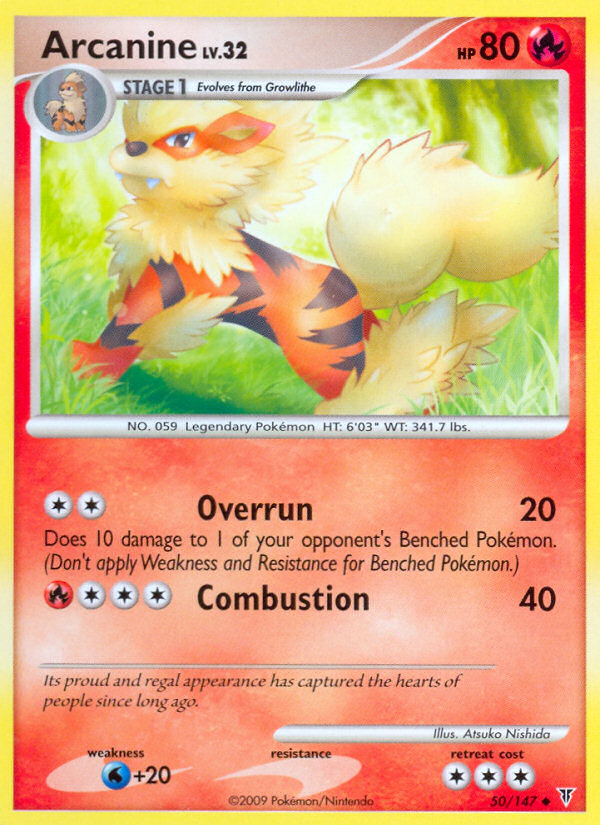 Arcanine (50/147) - Supreme Victors Pokémon Card