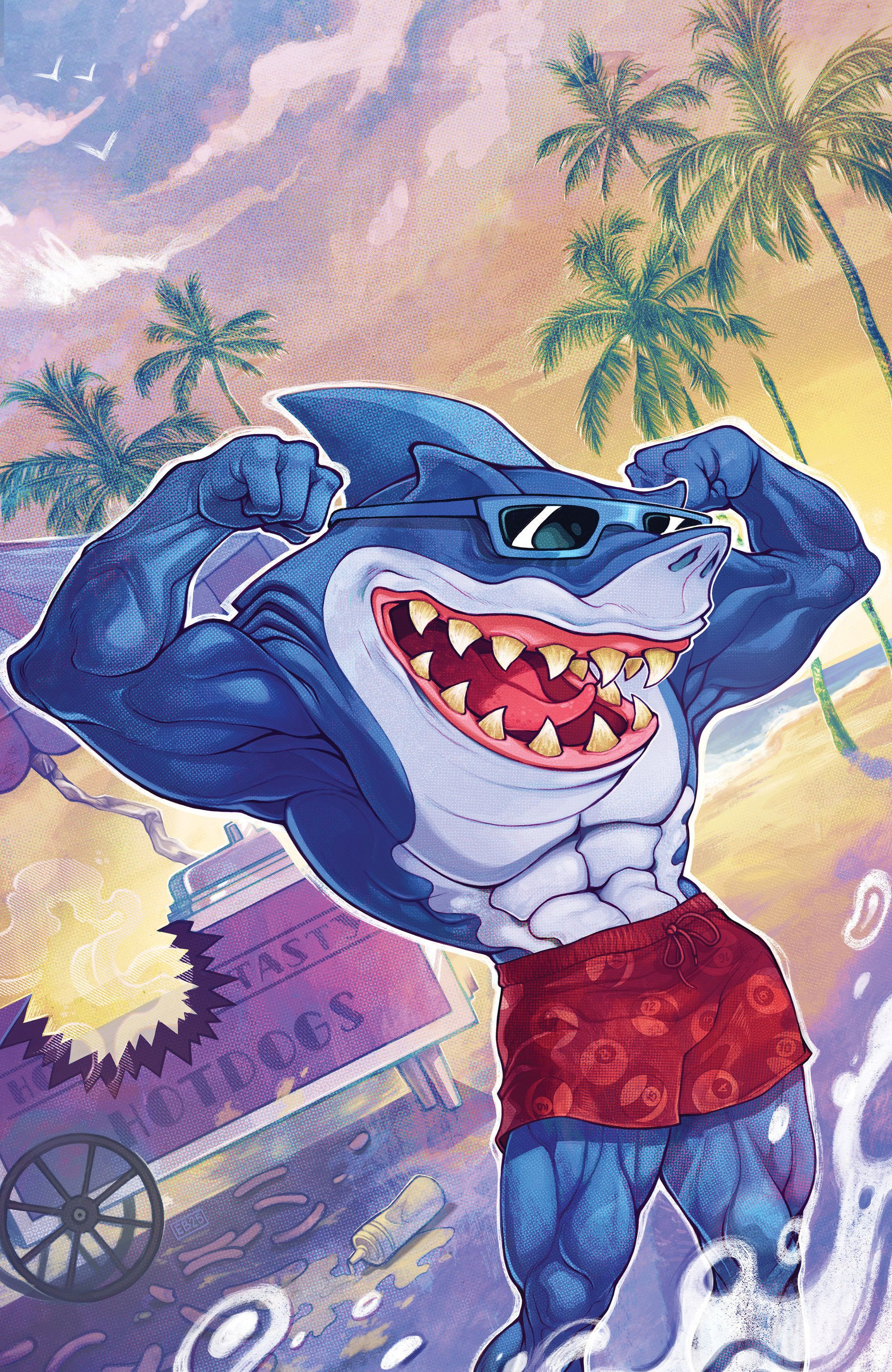 Street Sharks #1 (Variant RI 1:10 Beals Full Art) Comic