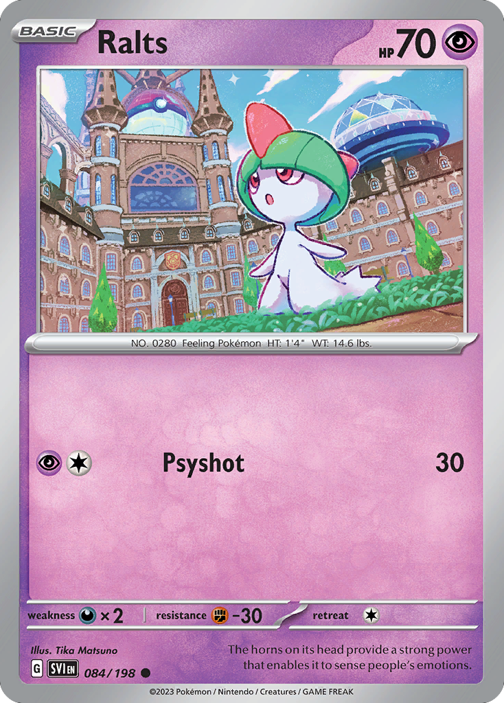 Ralts (84/198) - Scarlet & Violet Pokémon Card