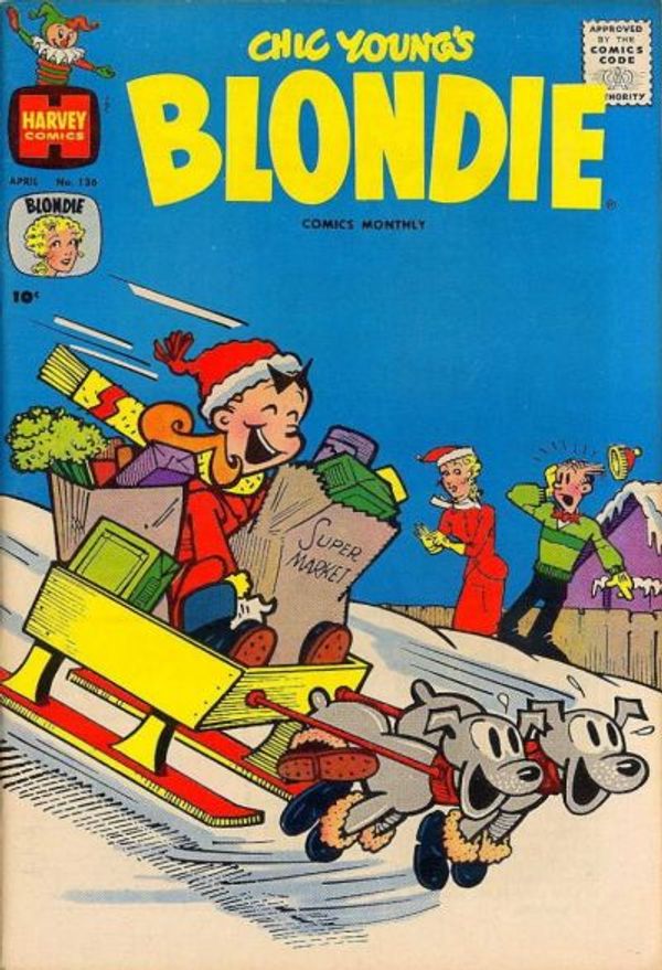 Blondie Comics Monthly #136