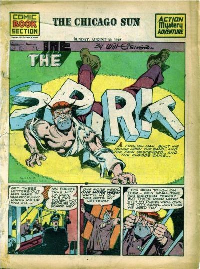 Spirit Section #8/30/1942 Comic