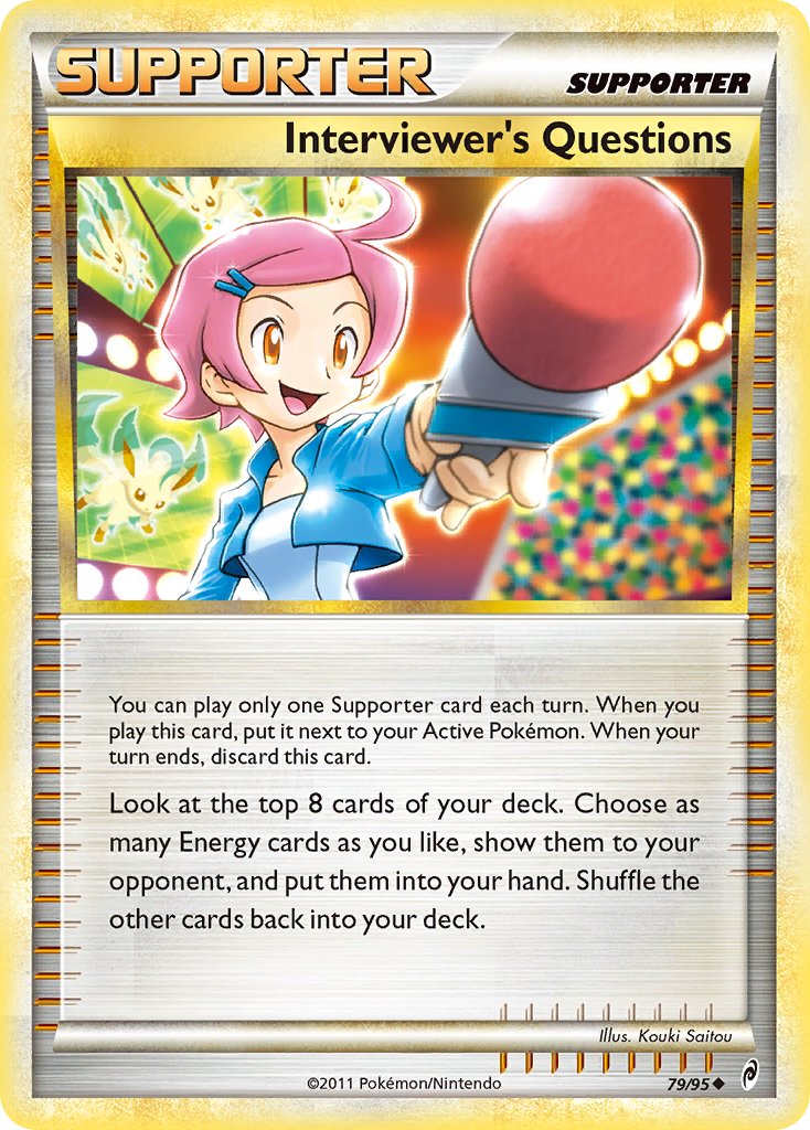 Interviewer's Questions (Trainer: Supporter) (79/95) - Call of Legends Pokémon Card