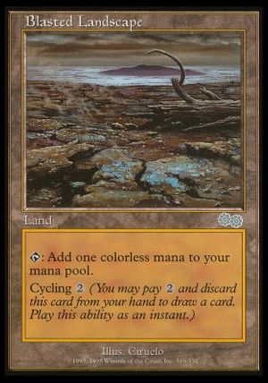 Blasted Landscape (Urza's Saga)