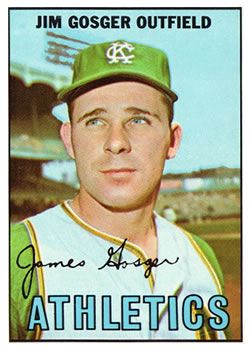 Jim Gosger 1967 Topps #17 Sports Card