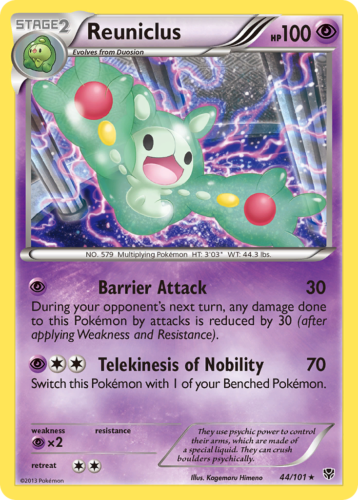 Reuniclus (44/101) - Plasma Blast Pokémon Card