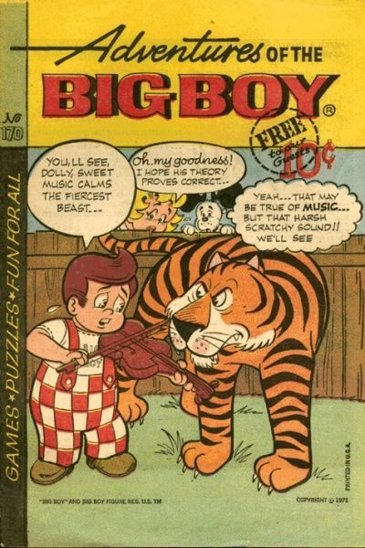 Adventures of Big Boy #170 Comic