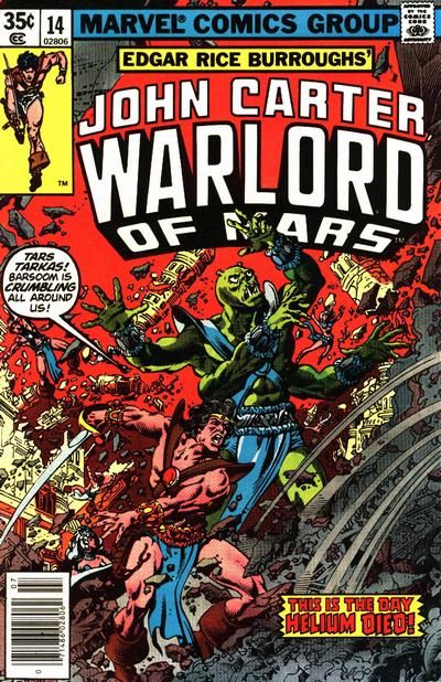 John Carter Warlord of Mars #14 Comic