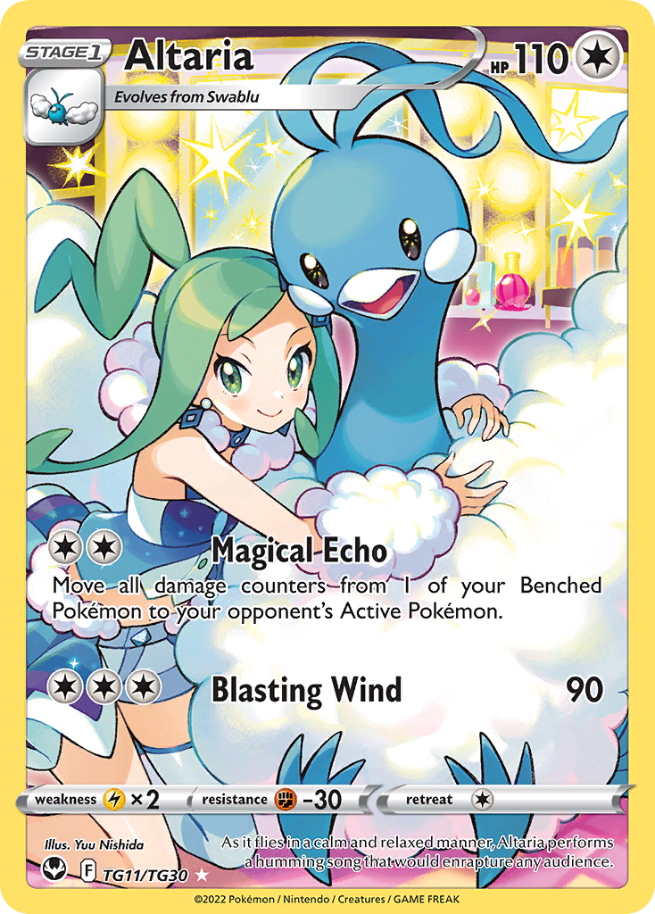 Altaria (TG11) - Silver Tempest Trainer Gallery Pokémon Card