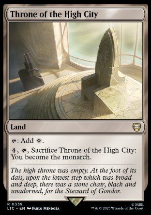 Throne of the High City (The Lord of the Rings Commander Decks) Trading Card