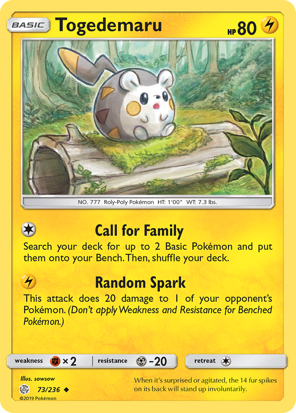 Togedemaru (73/236) - Cosmic Eclipse