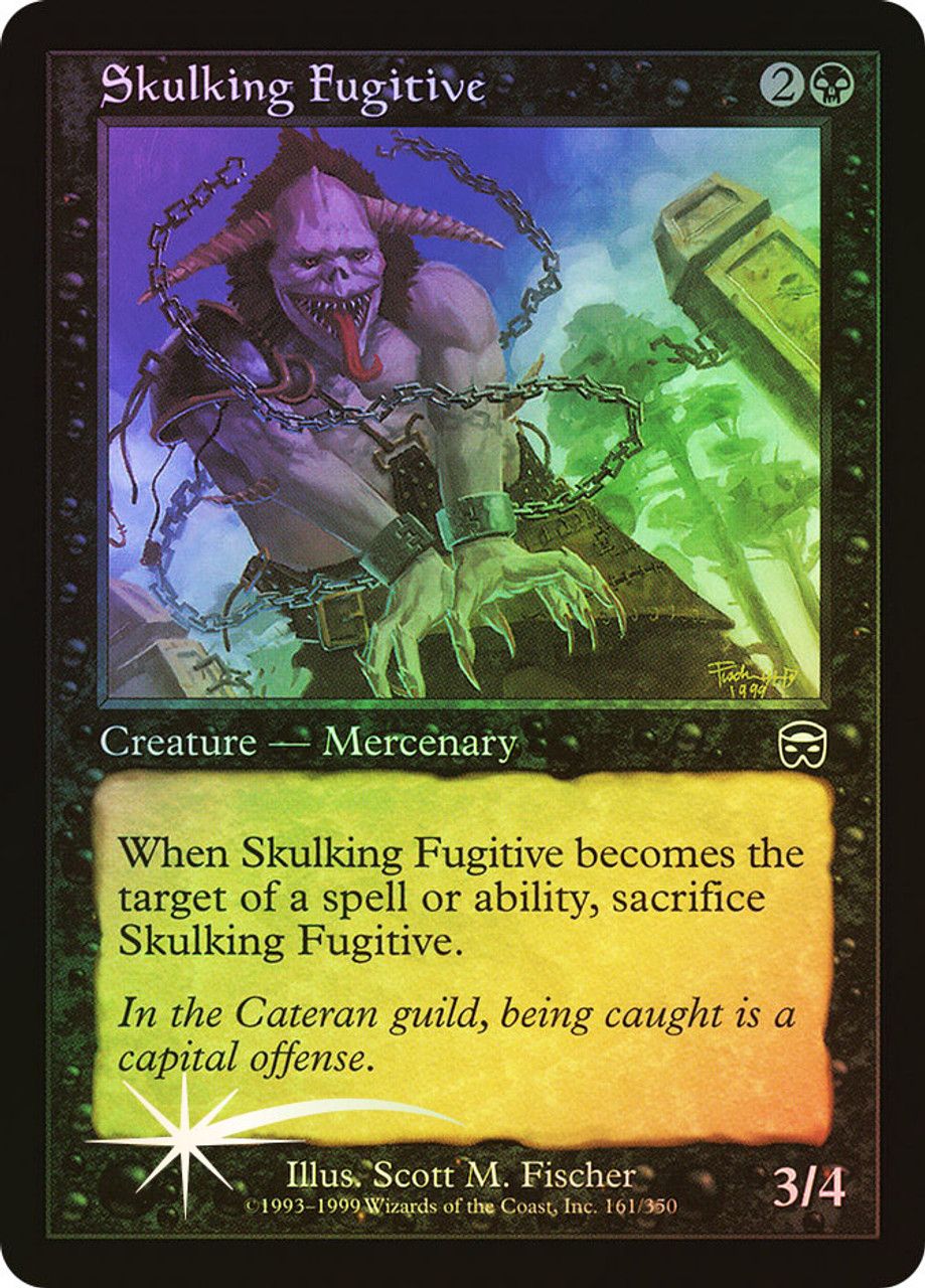 Skulking Fugitive (Mercadian Masques - Foil) Trading Card