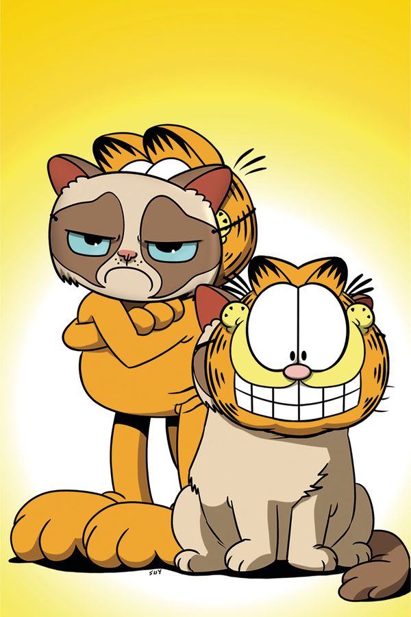 Grumpy Cat Garfield #3 (Cover F 20 Copy Uy Virgin Cover)