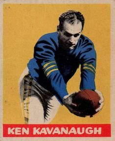 Ken Kavanaugh 1949 Leaf #51 Sports Card