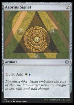 Azorius Signet (Starter Commander Decks) Trading Card