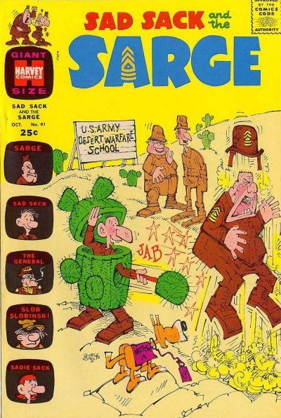 Sad Sack And The Sarge #91 Comic