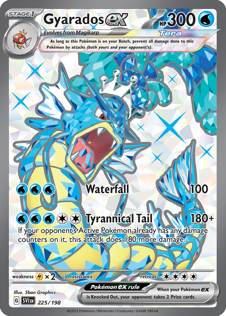 Gyarados ex (225/198) - Scarlet & Violet Pokémon Card