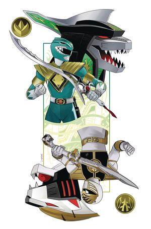 Mighty Morphin Power Rangers #23 (Versus Variant Cover)