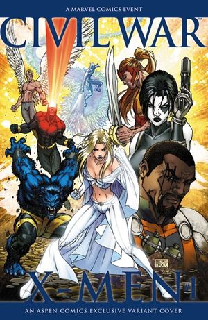 Civil War: X-Men #1 (Aspen Comics Exclusive Variant Cover)