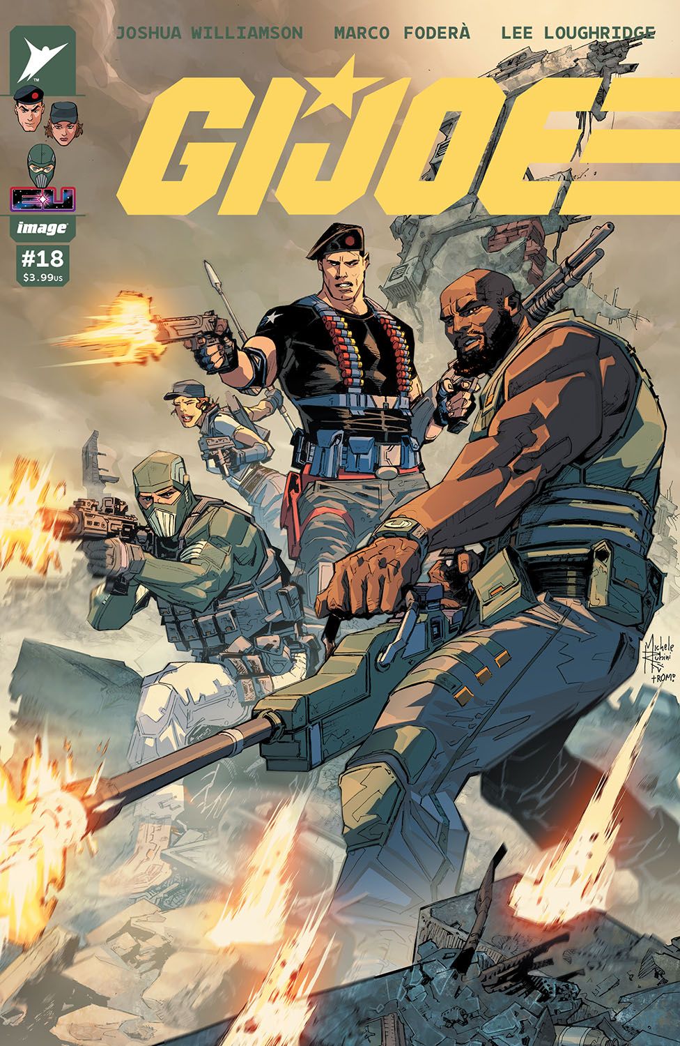 G.I. Joe #18 (Cvr E Inc 1:50 Michele Rubini & Romulo Fajardo Jr Variant) Comic