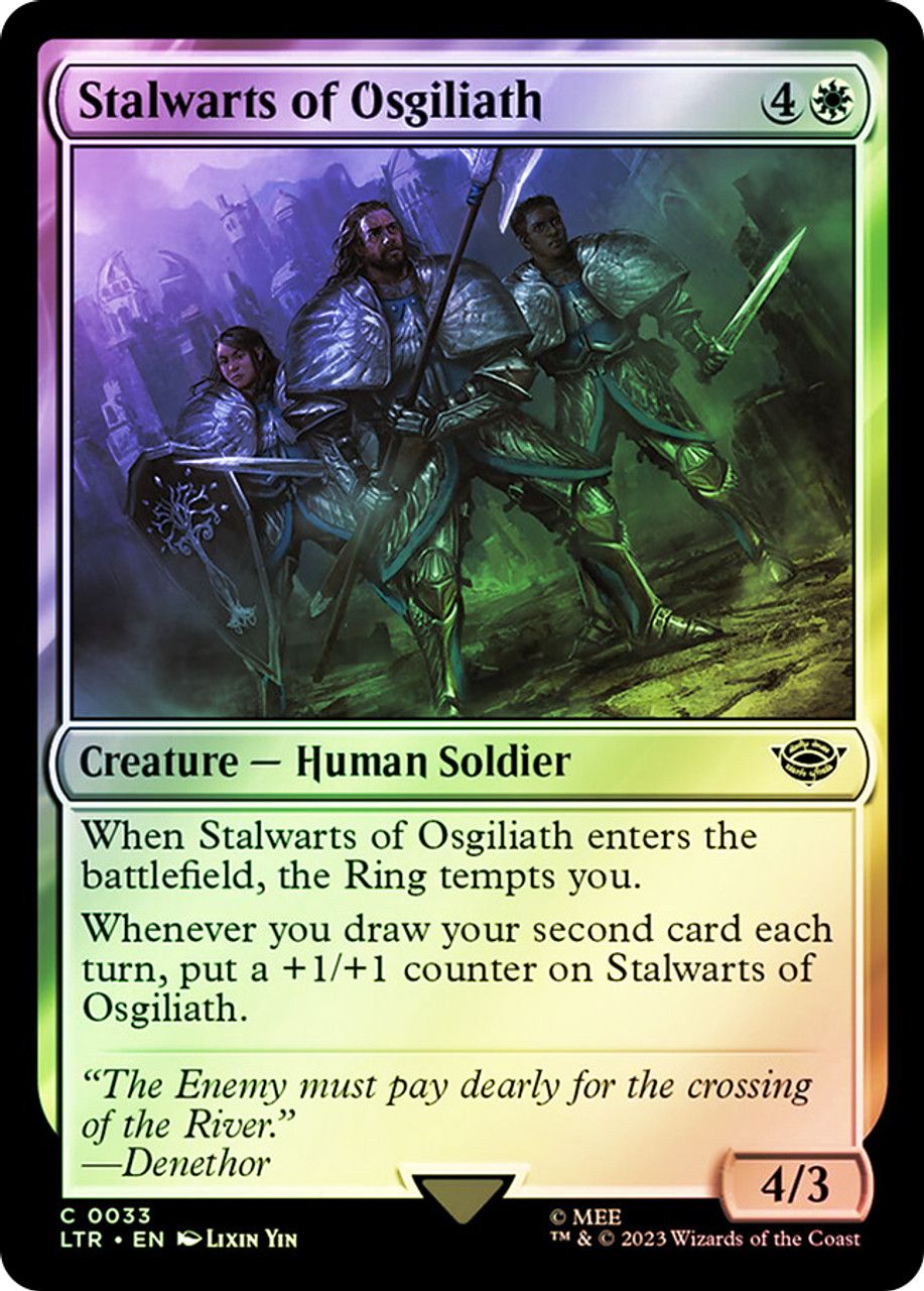 Stalwarts of Osgiliath (The Lord of the Rings - Foil) Trading Card