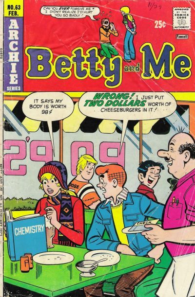Betty and Me #63 Comic