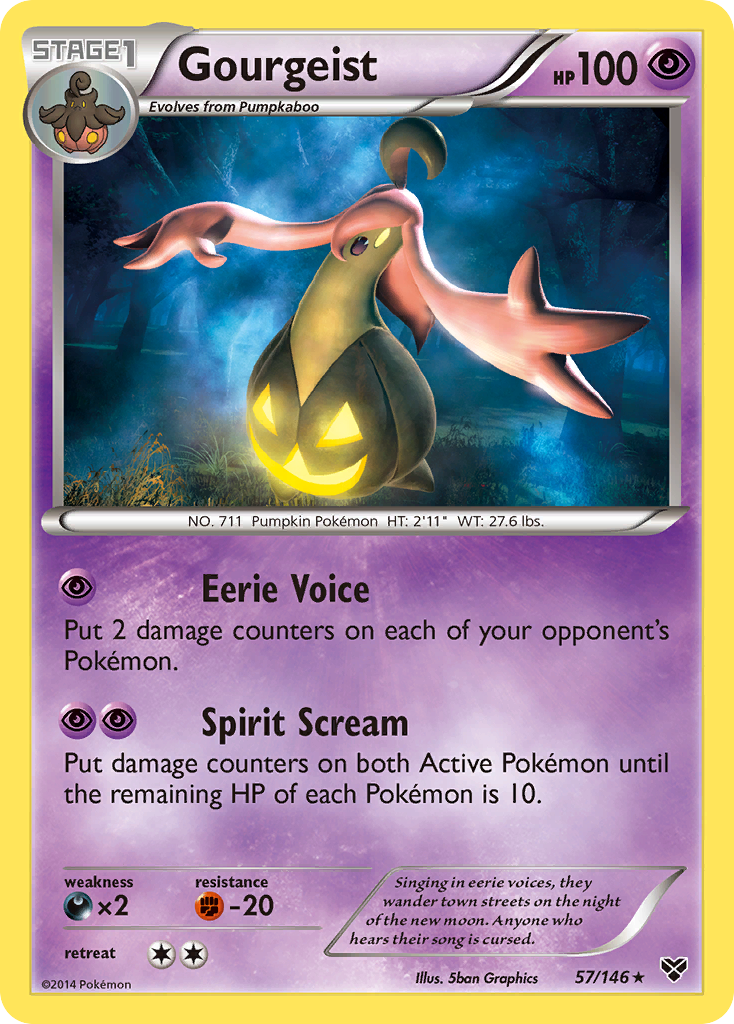 Gourgeist (57/146) - XY Pokémon Card