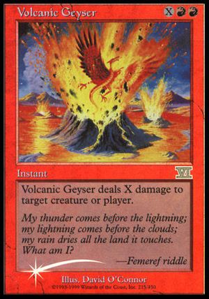 Volcanic Geyser (FNM Promos)