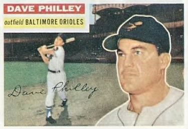 Dave Philley 1956 Topps #222 Sports Card