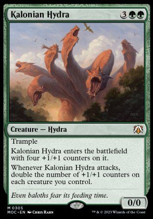 Kalonian Hydra (March of the Machine Commander Decks) Trading Card