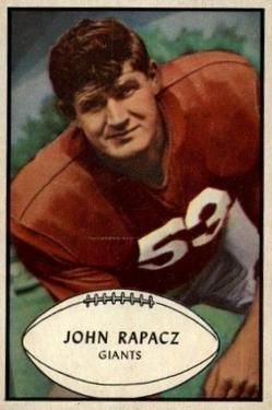 John Rapacz 1953 Bowman #57 Sports Card
