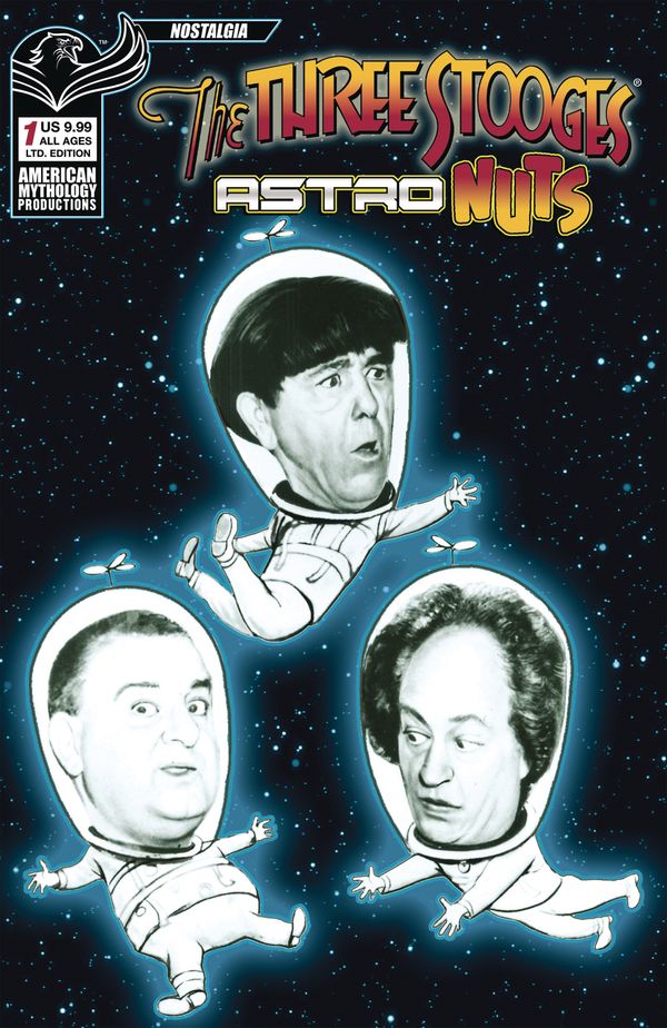Three Stooges Astro Nuts #1 (Photo B&w Ltd Cover)