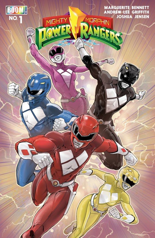 Mighty Morphin Power Rangers #1 (B Variant Dressed Griffith) Comic
