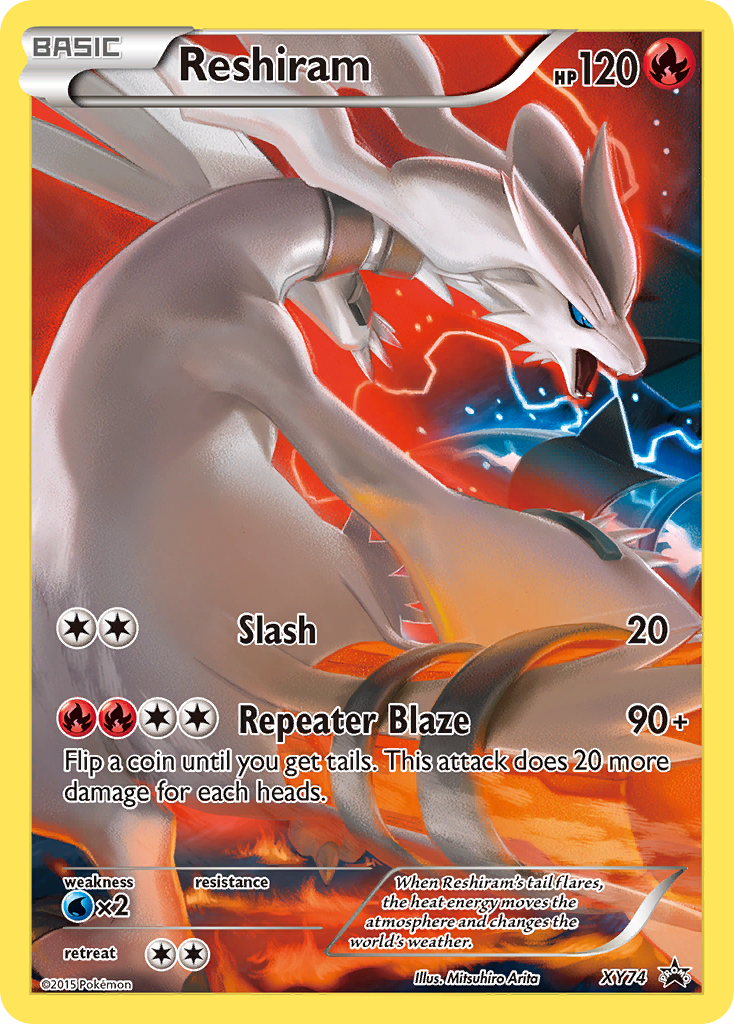 Reshiram (XY74) - XY Black Star Promos Pokémon Card