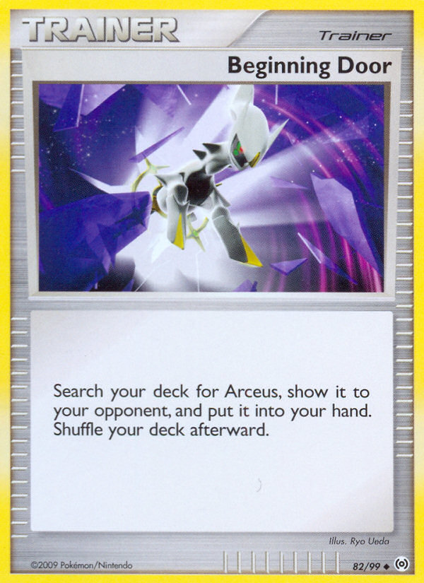 Beginning Door (Trainer: Item) (82/99) - Arceus Pokémon Card