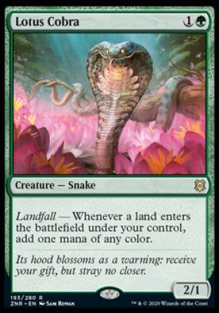 Lotus Cobra (Zendikar Rising) Trading Card