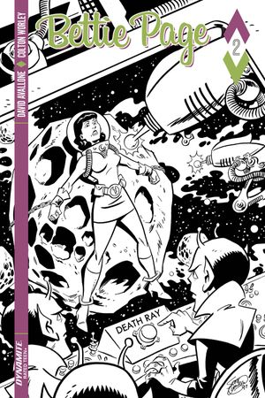 Bettie Page #2 (Cover D 10 Copy Chantler B&w I)