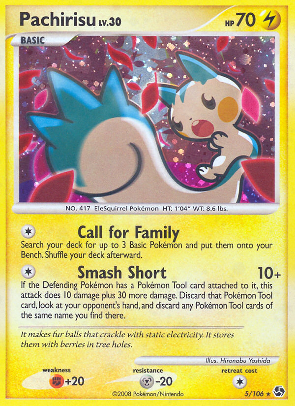 Pachirisu (5/106) - Great Encounters Pokémon Card