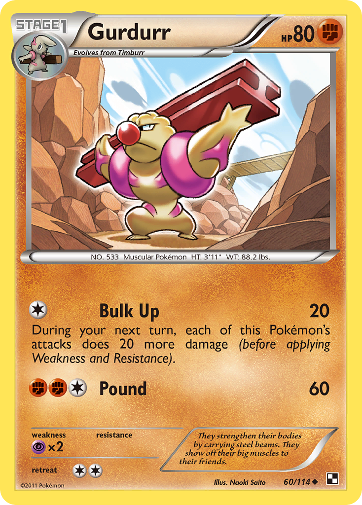 Conkeldurr Pokémon Card