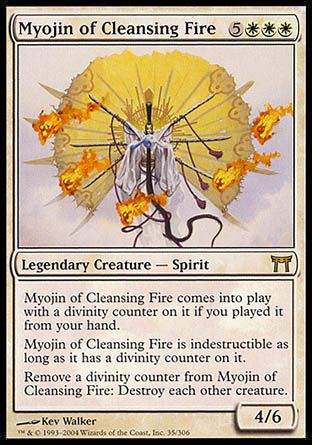 Myojin of Cleansing Fire (Champions of Kamigawa) Trading Card