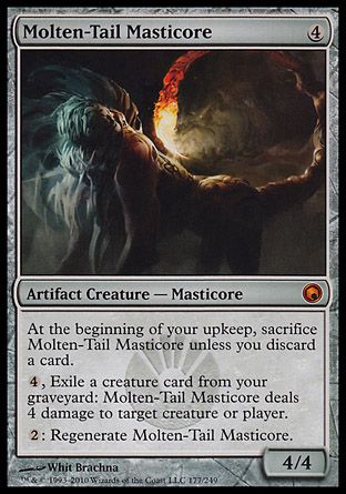 Molten-Tail Masticore (Scars of Mirrodin) Trading Card